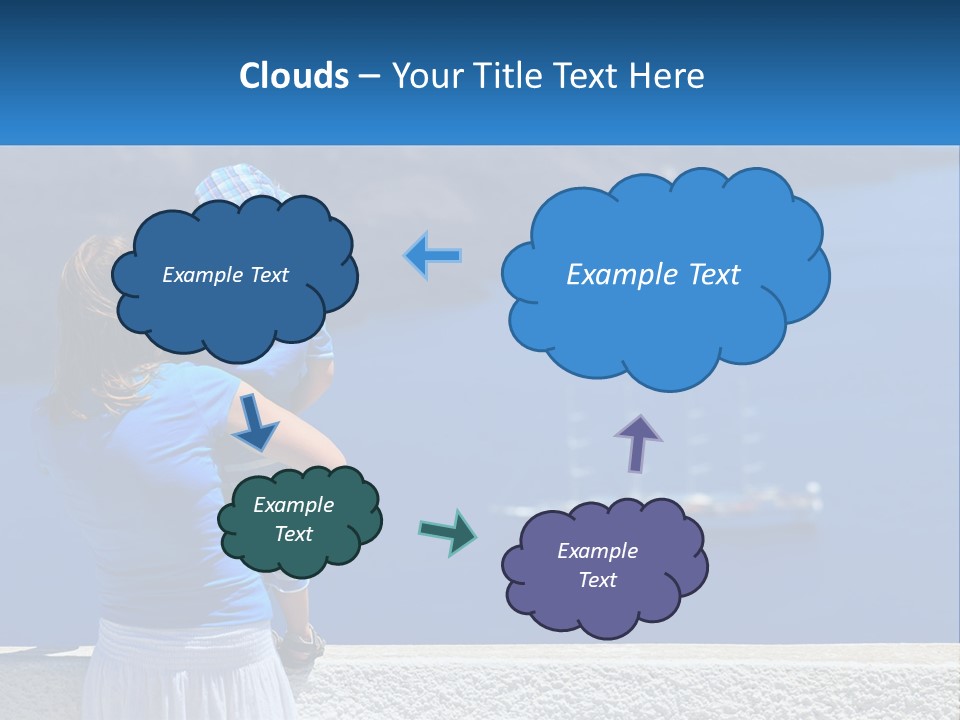Wellness Old Woman PowerPoint Template