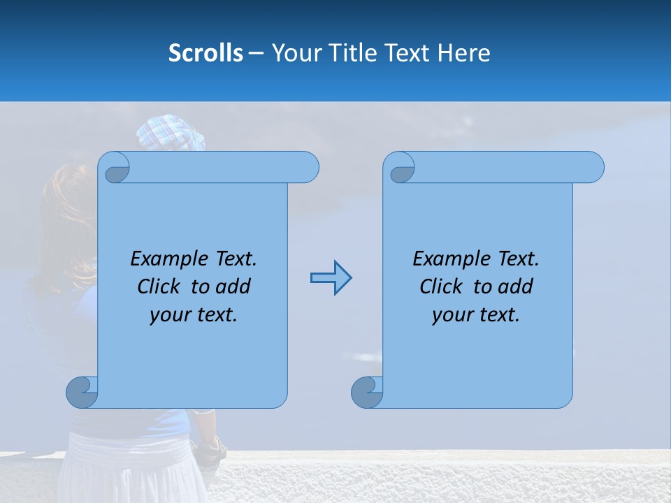 Wellness Old Woman PowerPoint Template