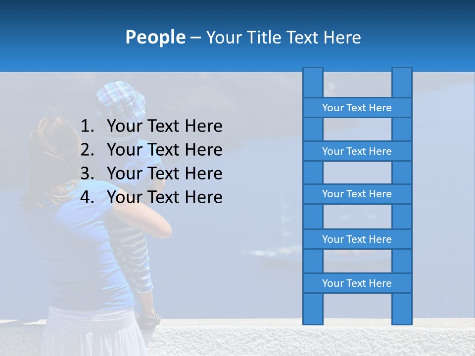 Wellness Old Woman PowerPoint Template