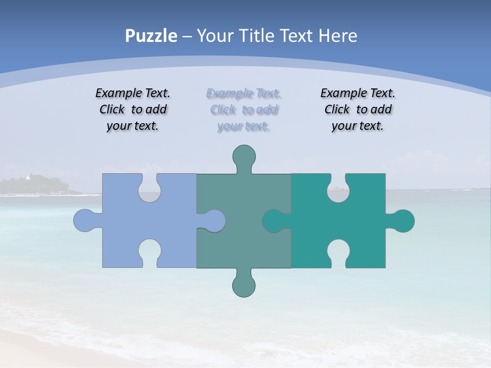 Beach Coast Mother PowerPoint Template