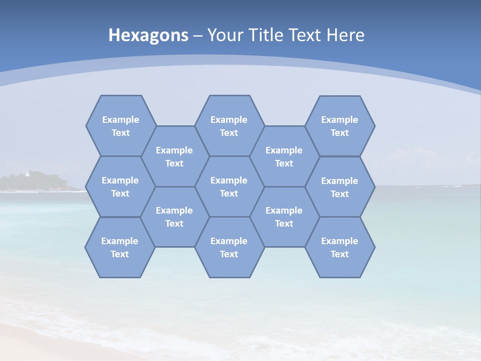 Beach Coast Mother PowerPoint Template