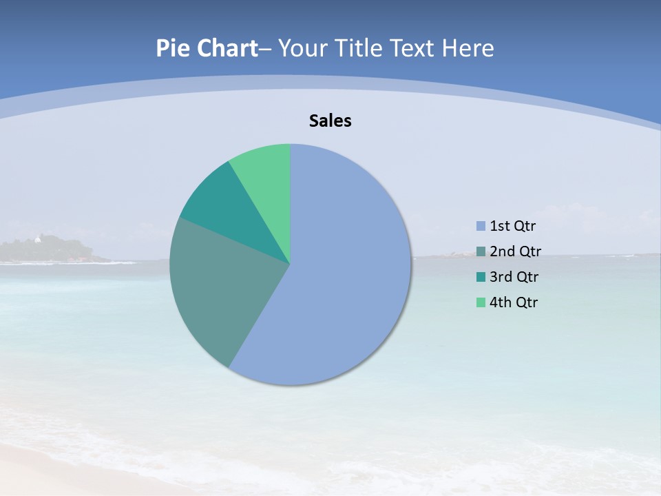 Beach Coast Mother PowerPoint Template