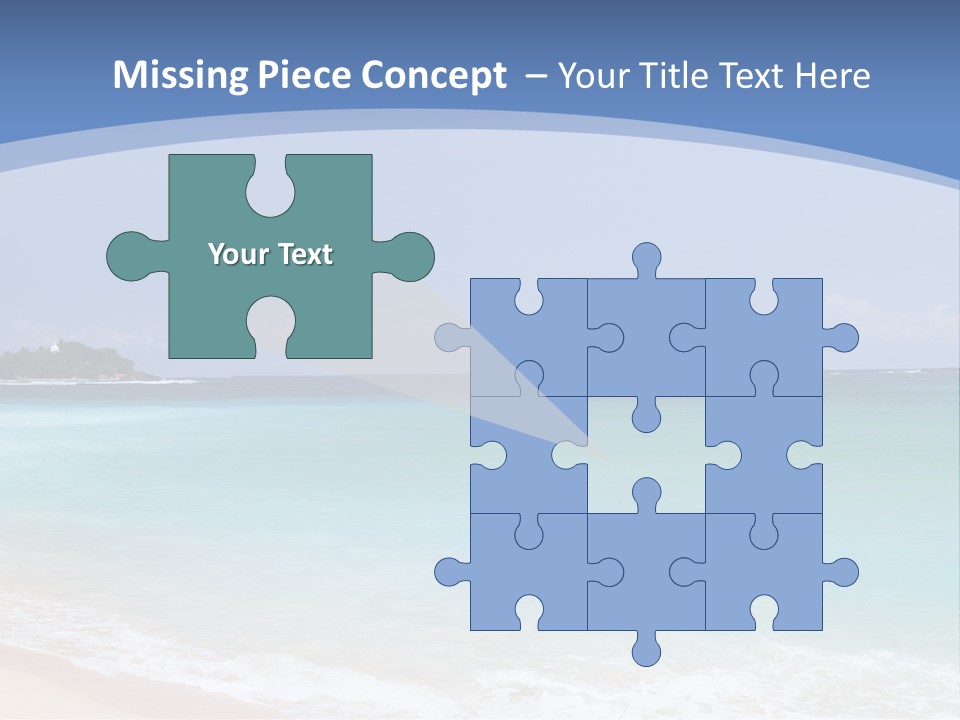 Beach Coast Mother PowerPoint Template