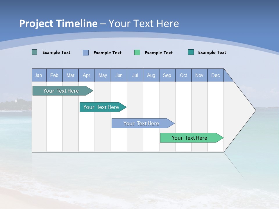 Beach Coast Mother PowerPoint Template