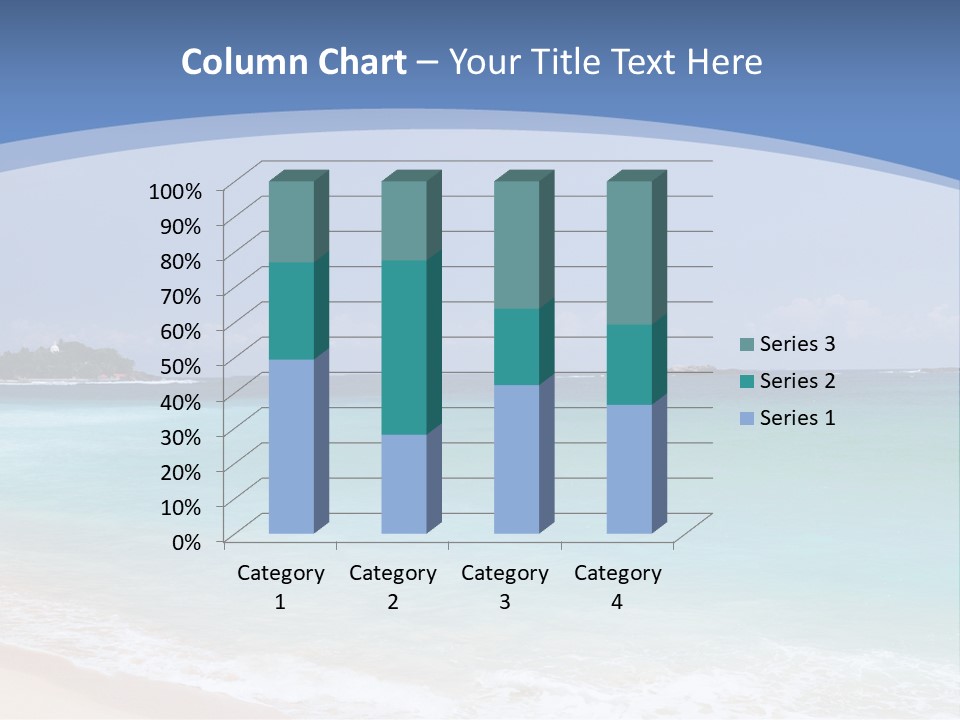 Beach Coast Mother PowerPoint Template