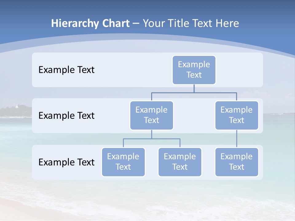 Beach Coast Mother PowerPoint Template