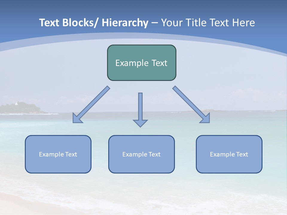 Beach Coast Mother PowerPoint Template