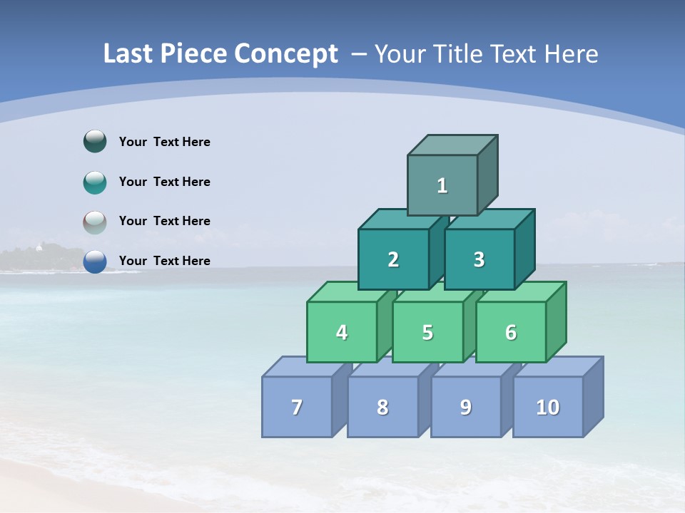 Beach Coast Mother PowerPoint Template