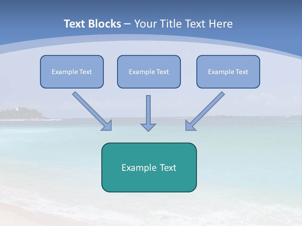 Beach Coast Mother PowerPoint Template