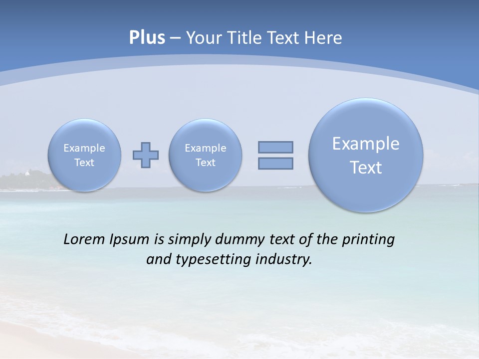 Beach Coast Mother PowerPoint Template