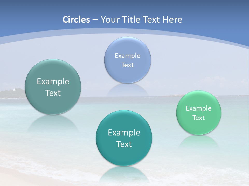 Beach Coast Mother PowerPoint Template