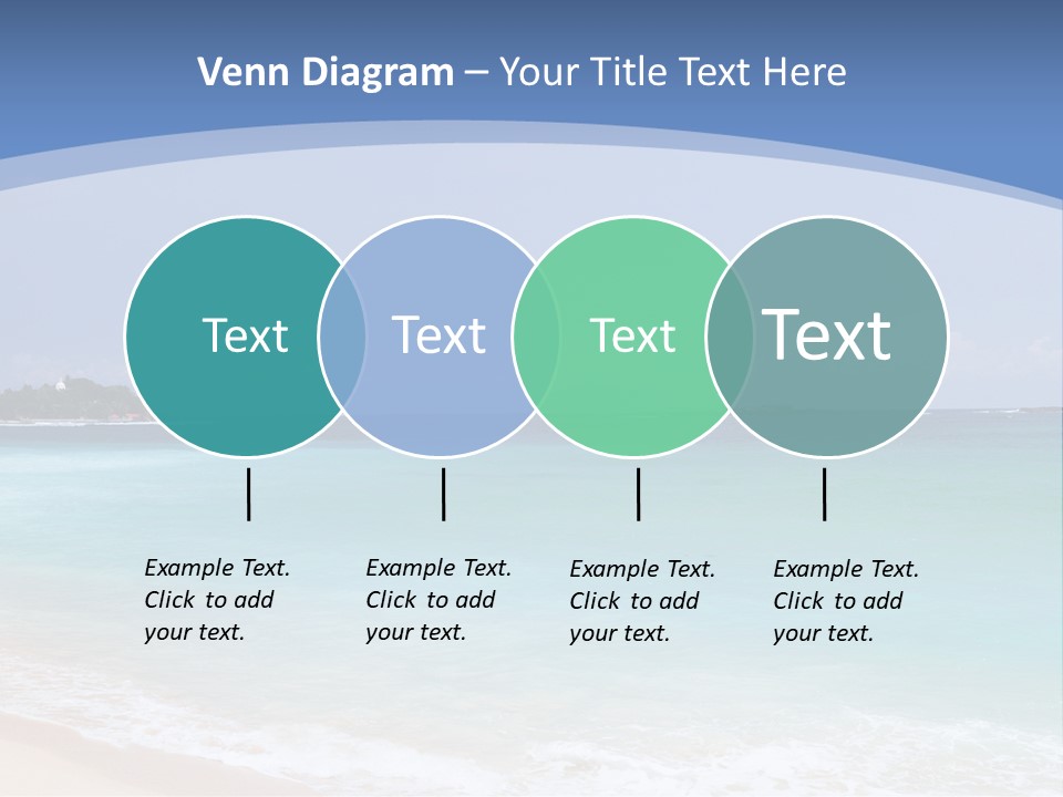 Beach Coast Mother PowerPoint Template