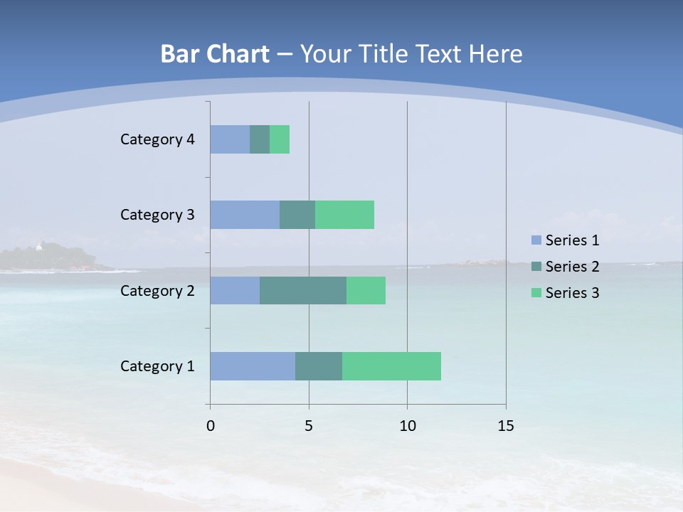 Beach Coast Mother PowerPoint Template