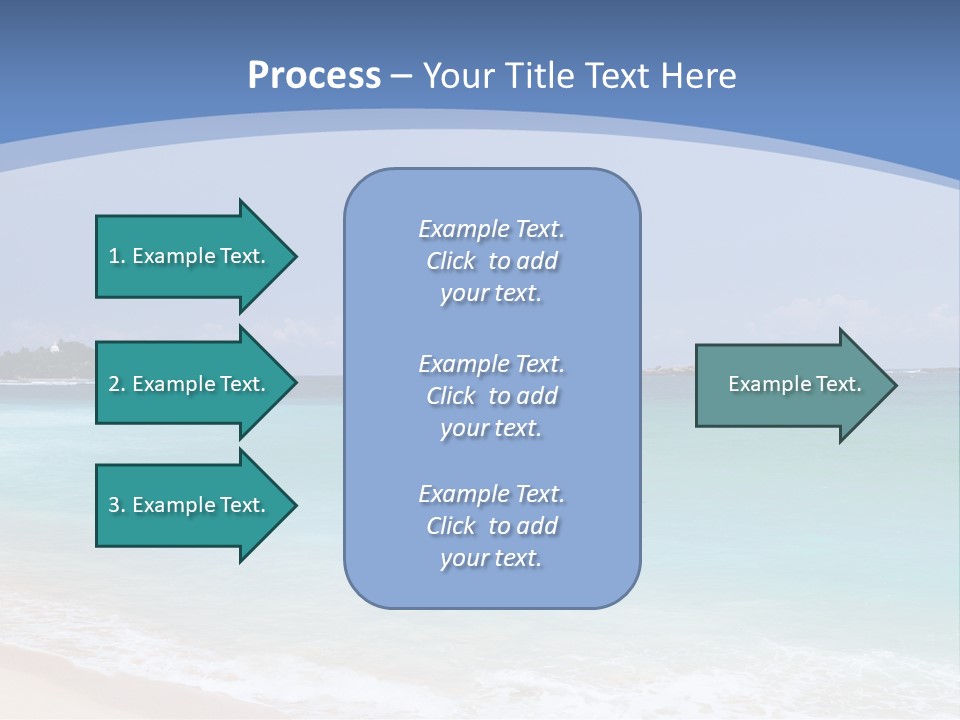 Beach Coast Mother PowerPoint Template