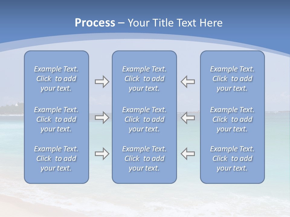 Beach Coast Mother PowerPoint Template