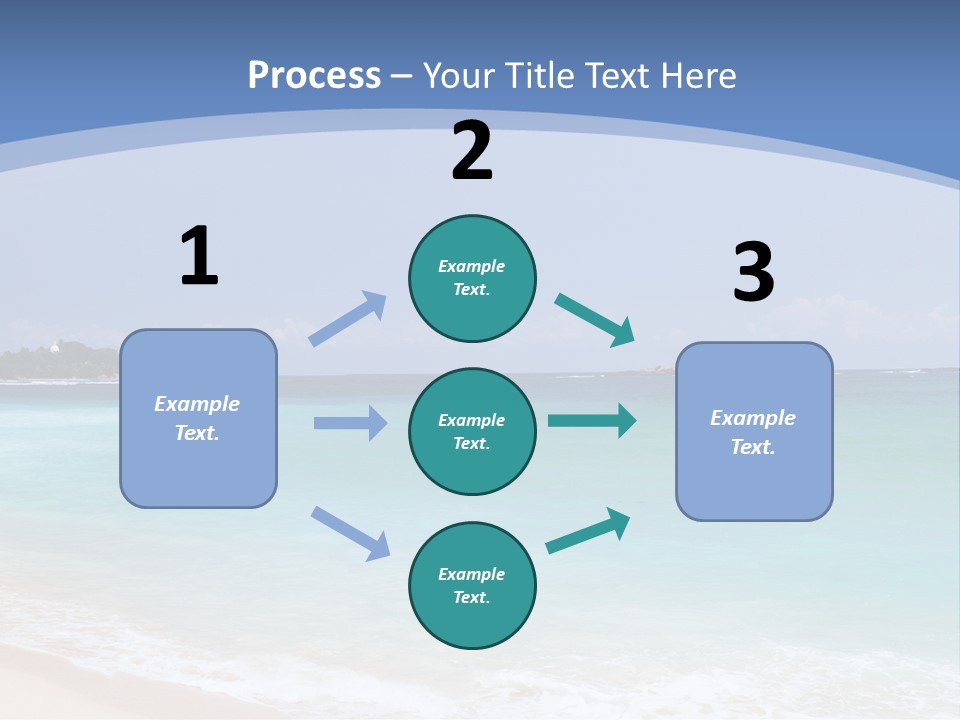 Beach Coast Mother PowerPoint Template