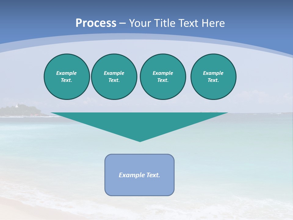 Beach Coast Mother PowerPoint Template