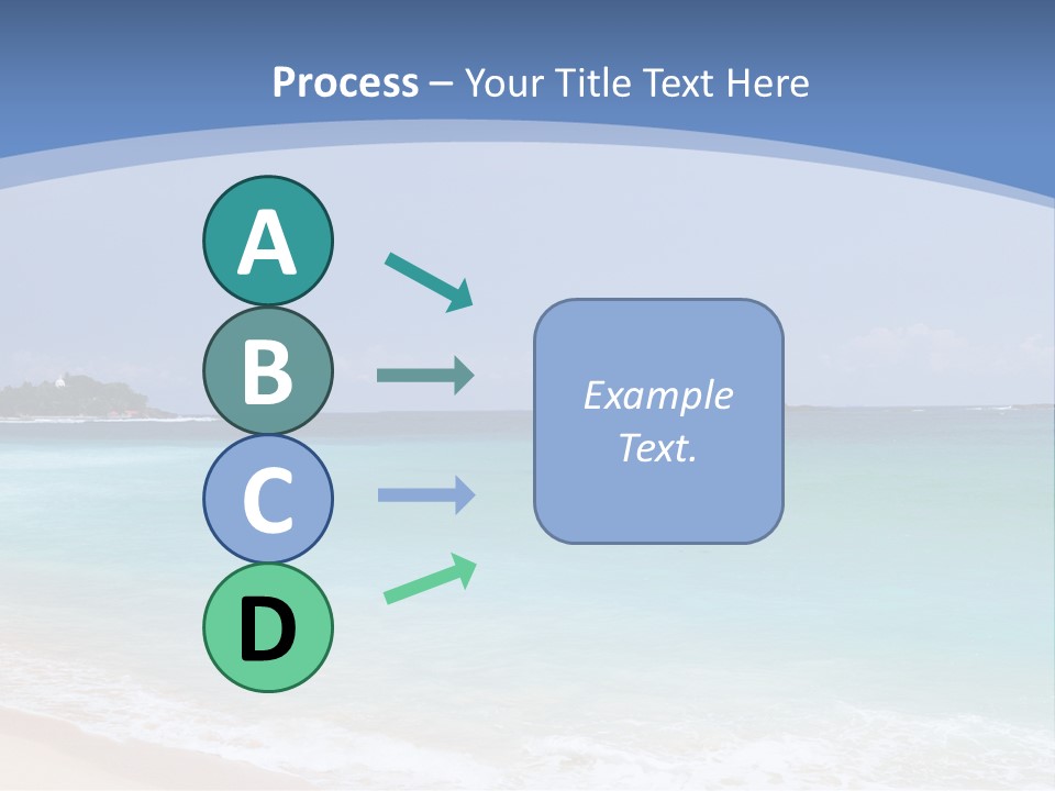 Beach Coast Mother PowerPoint Template