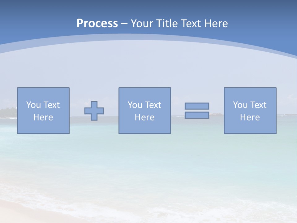 Beach Coast Mother PowerPoint Template