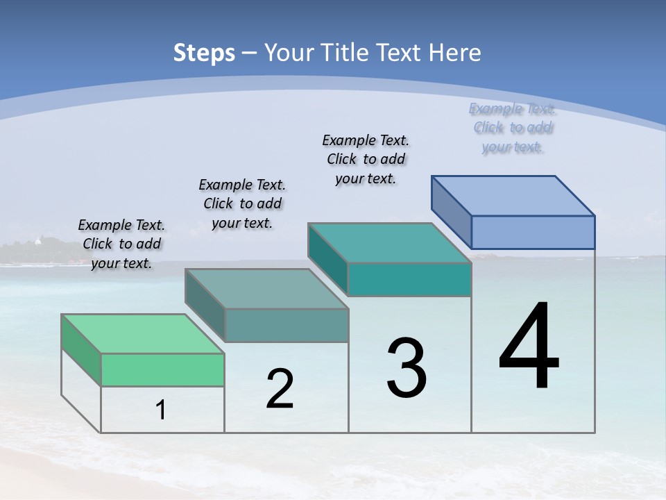 Beach Coast Mother PowerPoint Template