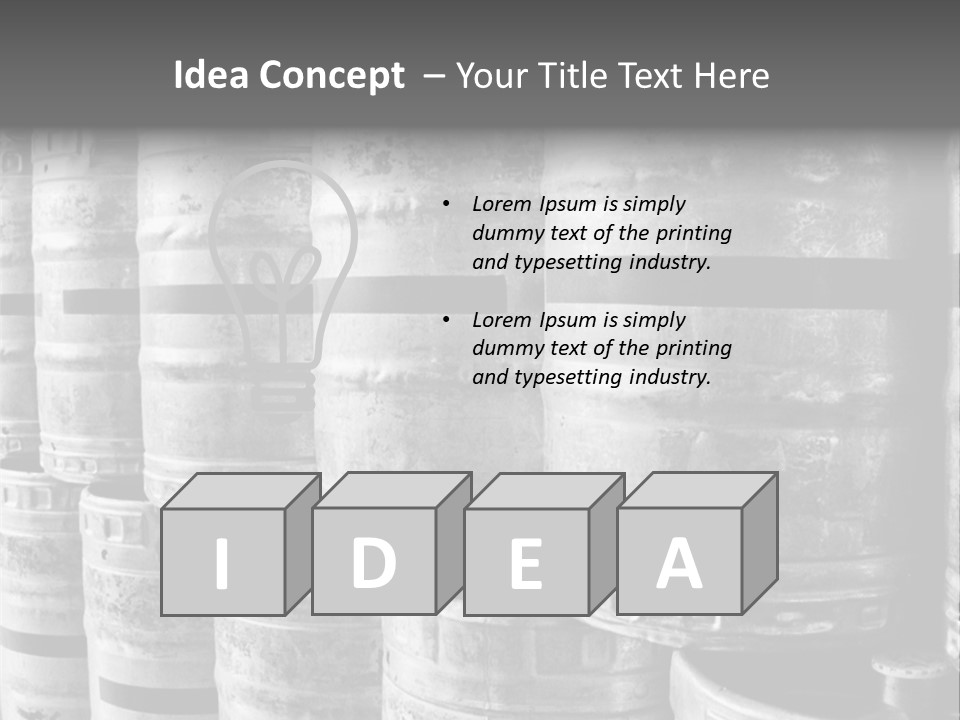 Beach Older Peaceful PowerPoint Template