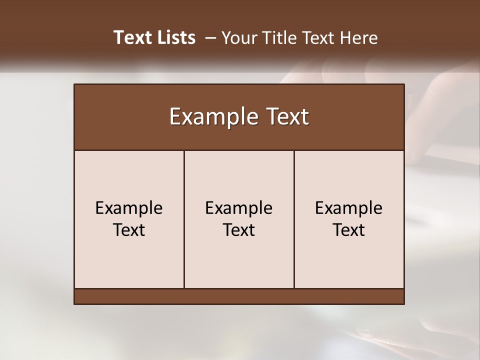 Lifestyle Parent White PowerPoint Template