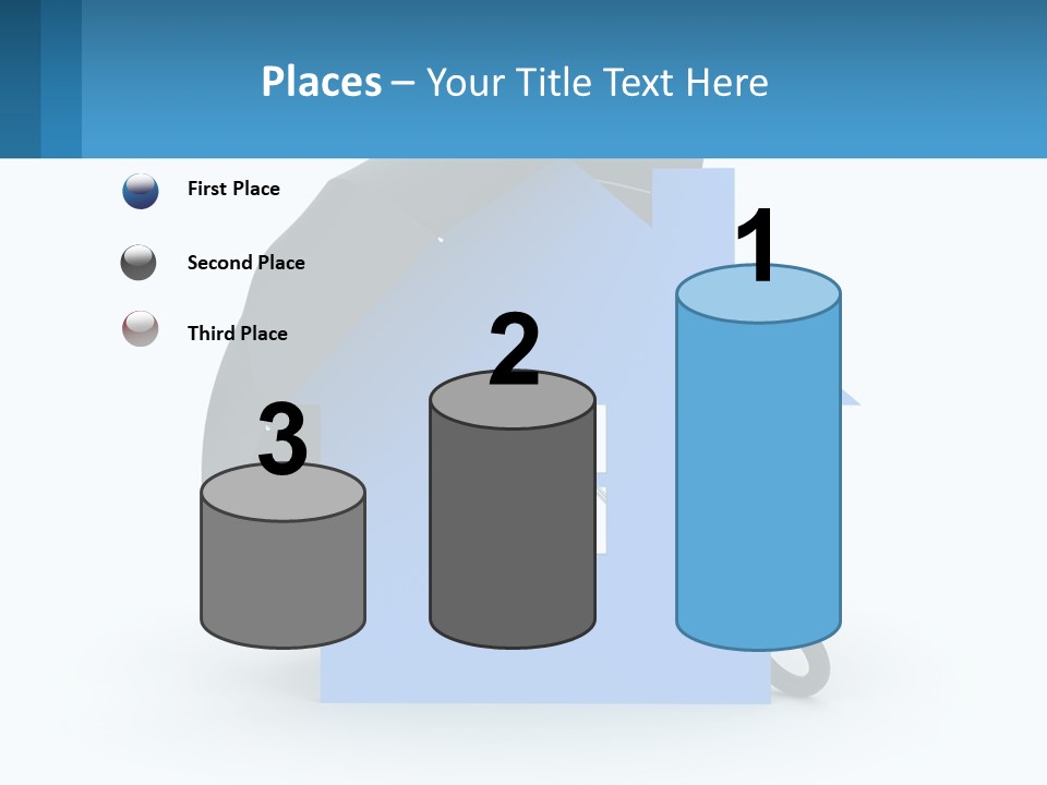 White Ocean Single PowerPoint Template