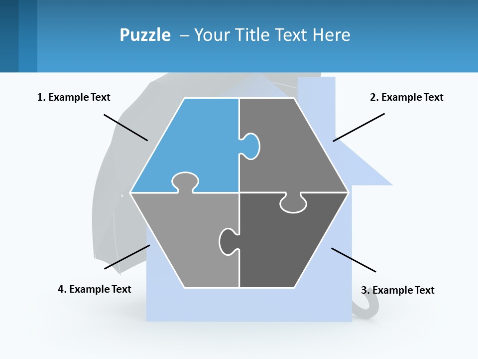 White Ocean Single PowerPoint Template