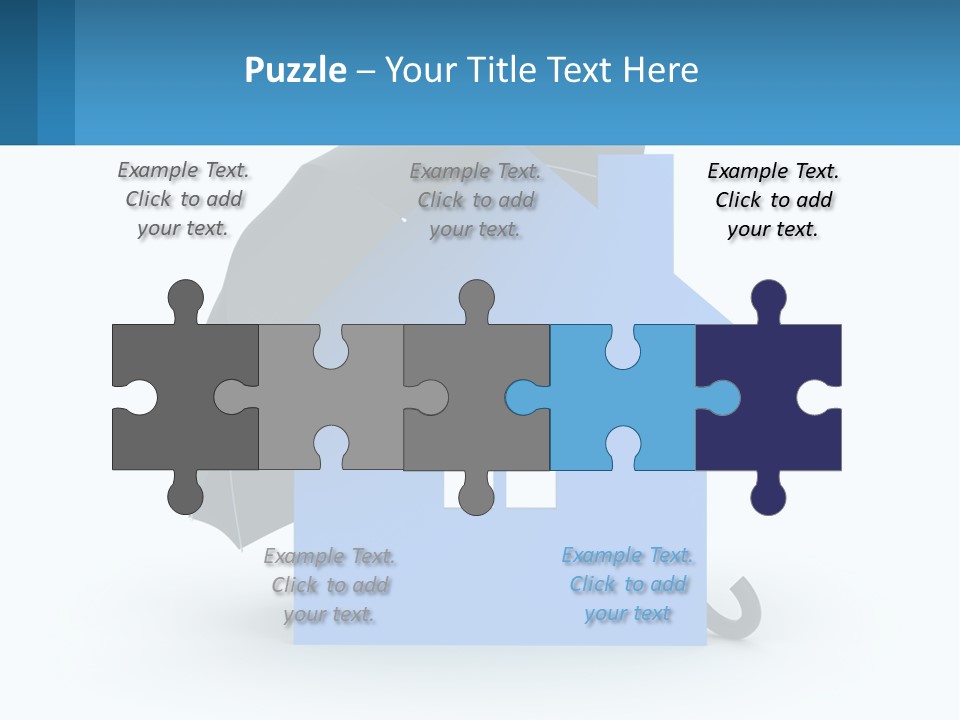 White Ocean Single PowerPoint Template