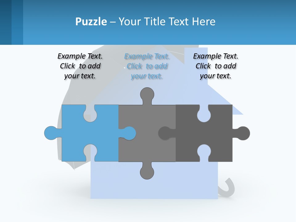 White Ocean Single PowerPoint Template