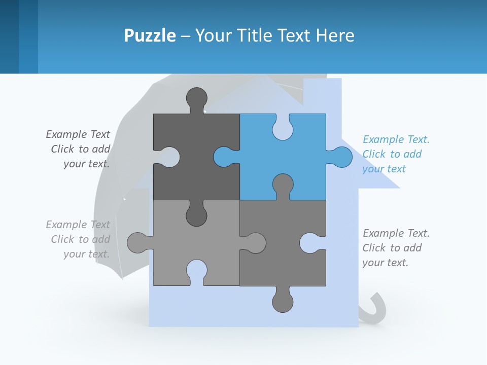 White Ocean Single PowerPoint Template