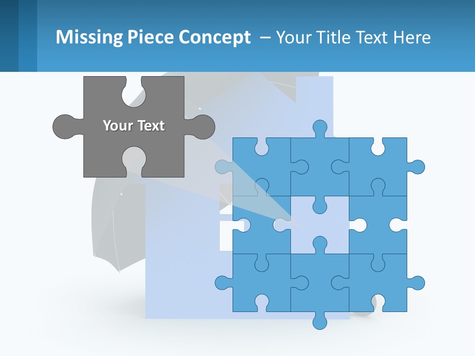 White Ocean Single PowerPoint Template