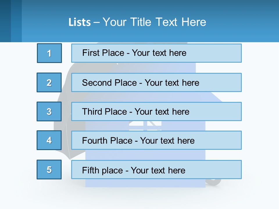 White Ocean Single PowerPoint Template