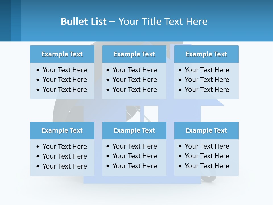 White Ocean Single PowerPoint Template