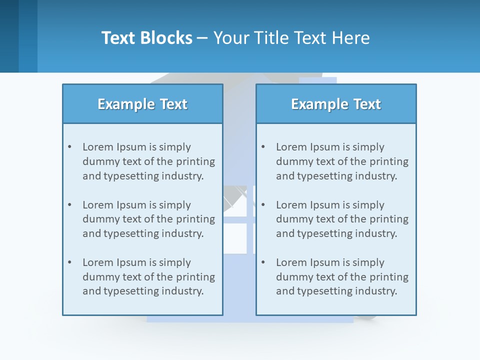 White Ocean Single PowerPoint Template