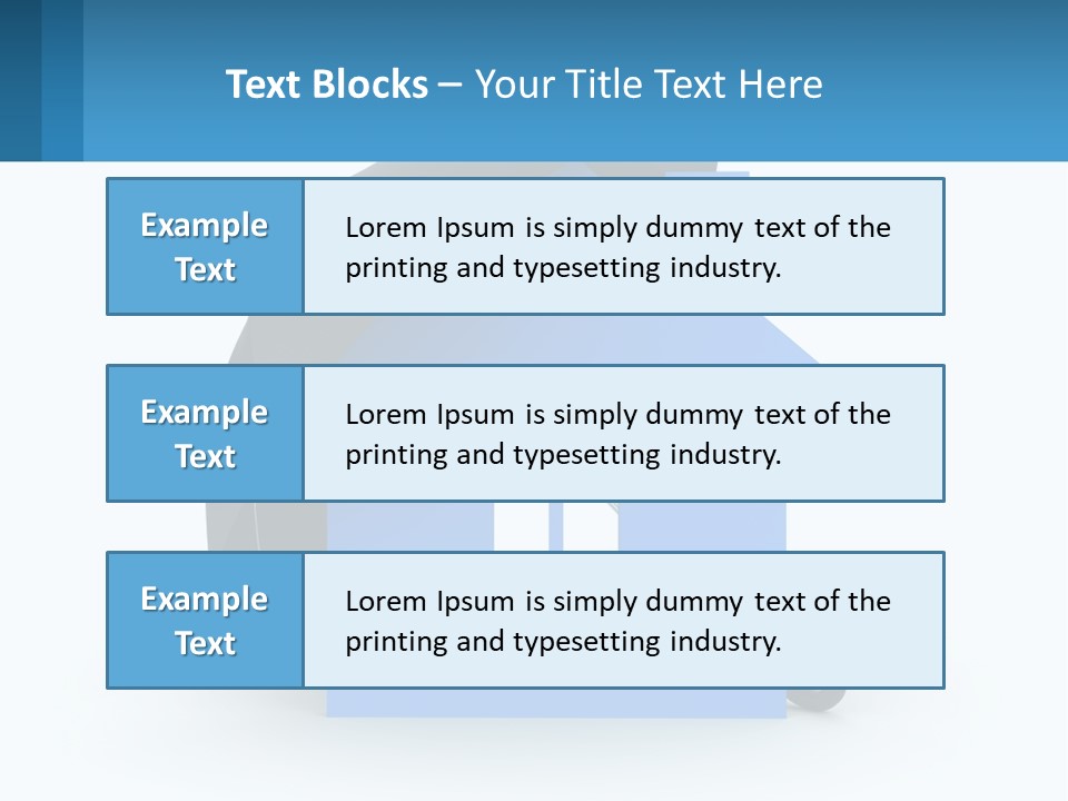 White Ocean Single PowerPoint Template