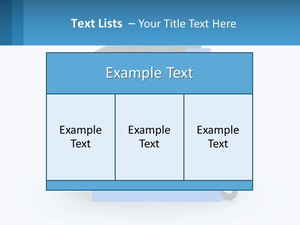 White Ocean Single PowerPoint Template