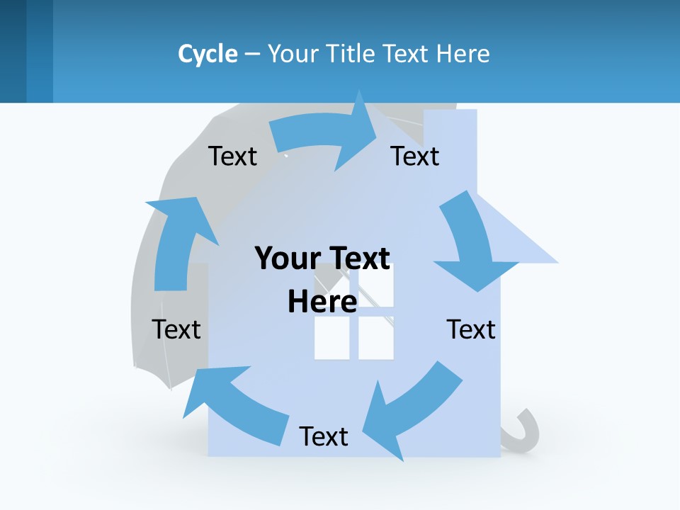 White Ocean Single PowerPoint Template