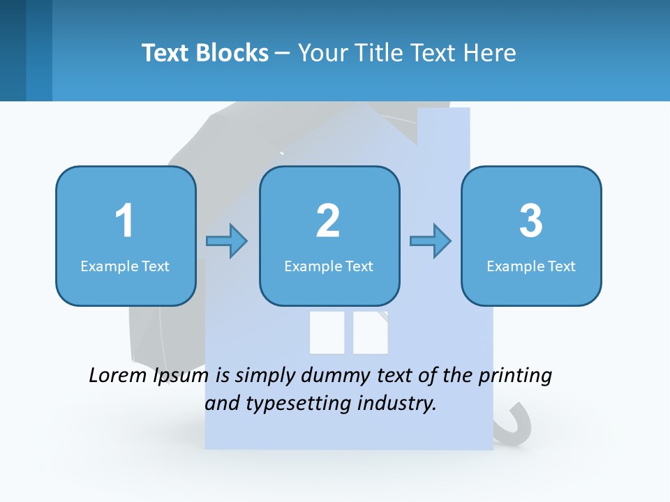 White Ocean Single PowerPoint Template