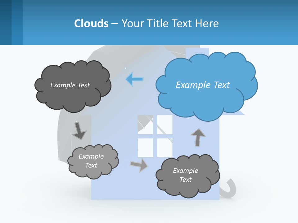 White Ocean Single PowerPoint Template
