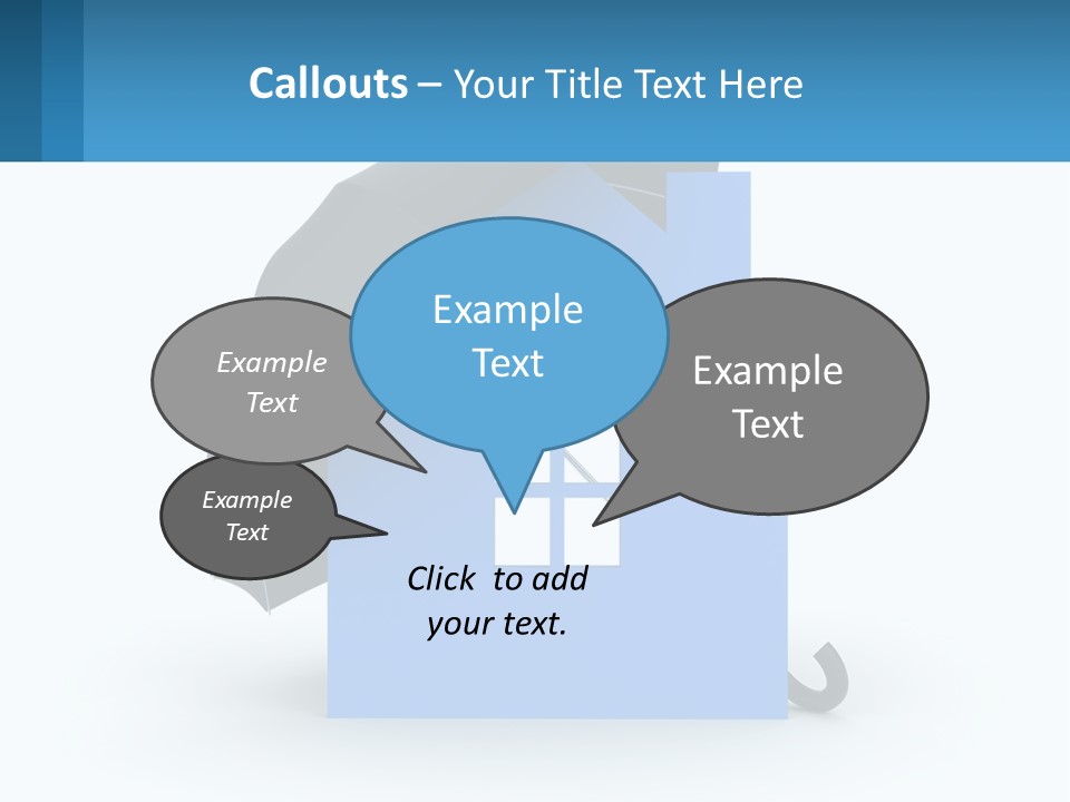 White Ocean Single PowerPoint Template