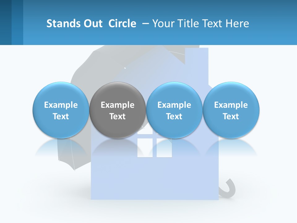 White Ocean Single PowerPoint Template