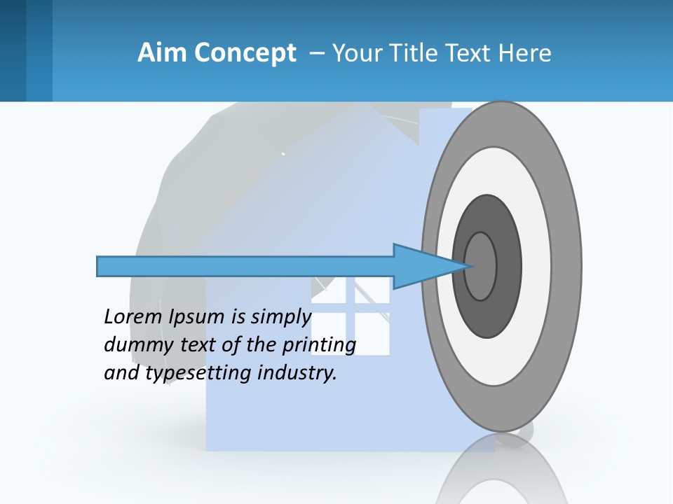 White Ocean Single PowerPoint Template