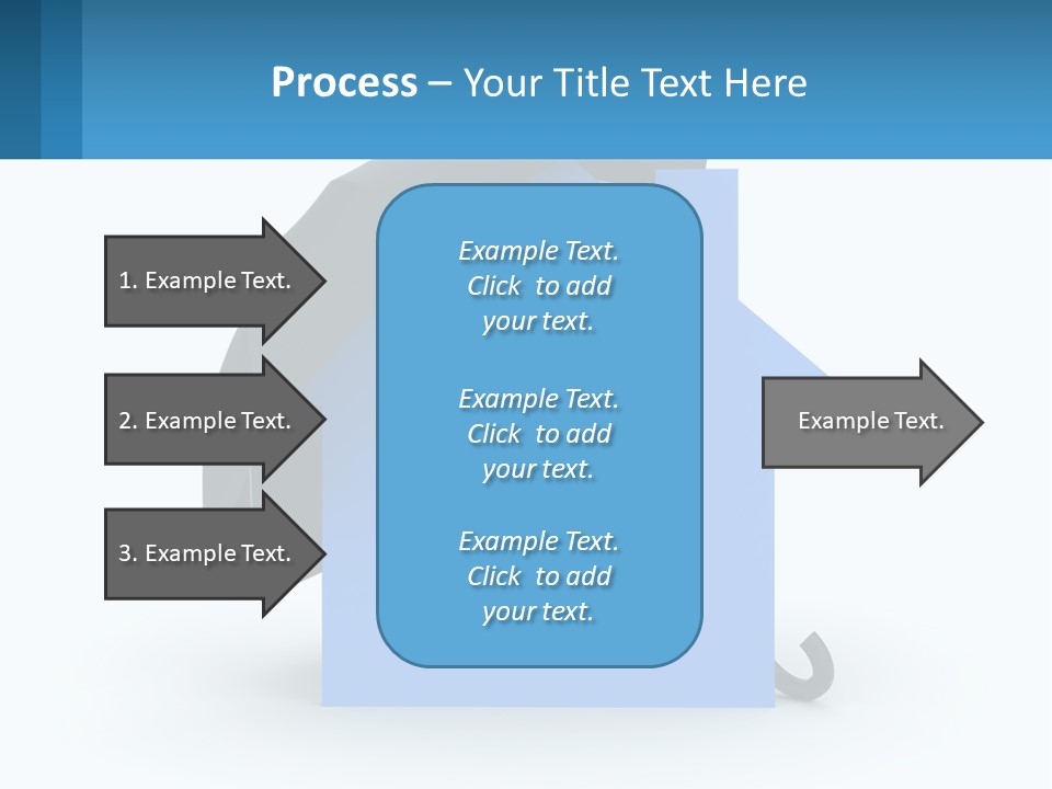 White Ocean Single PowerPoint Template