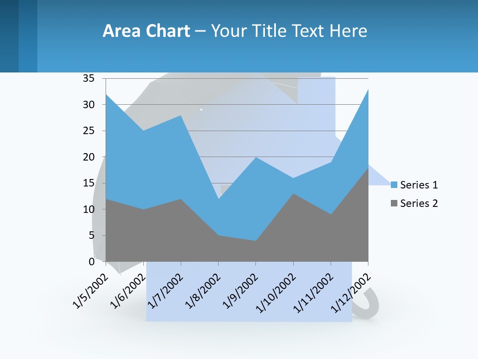White Ocean Single PowerPoint Template