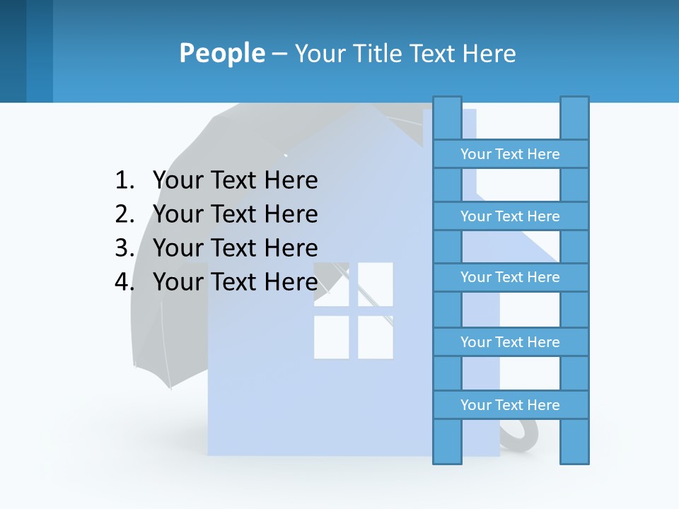 White Ocean Single PowerPoint Template