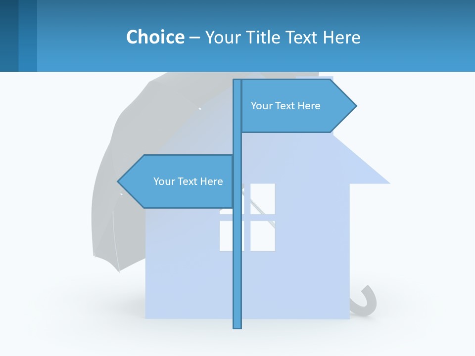 White Ocean Single PowerPoint Template