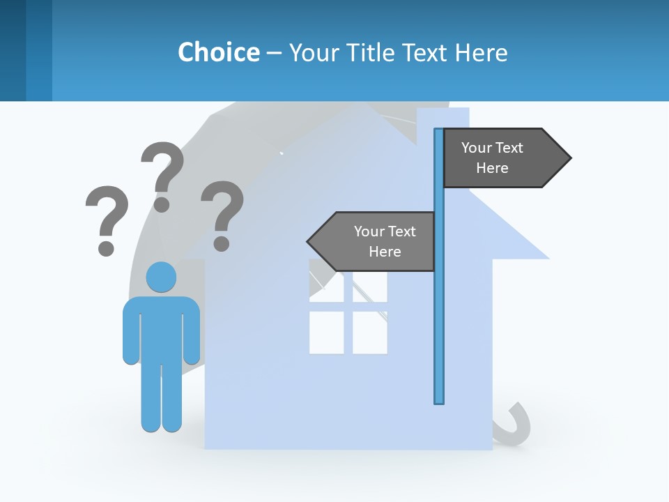 White Ocean Single PowerPoint Template