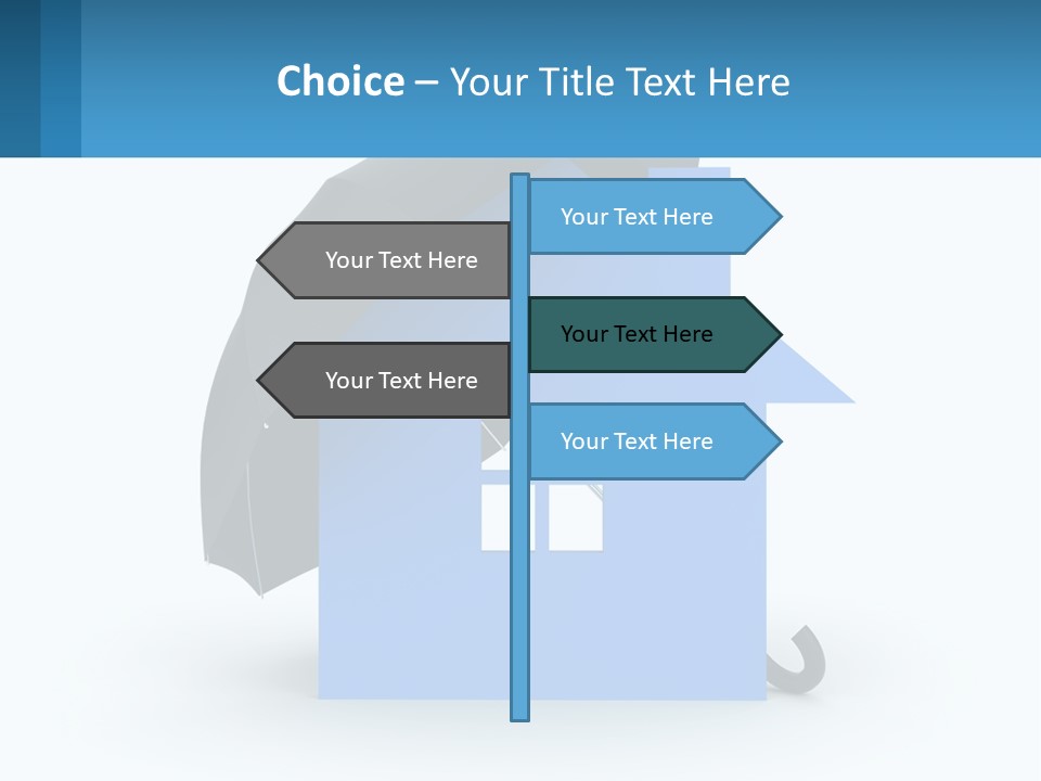 White Ocean Single PowerPoint Template