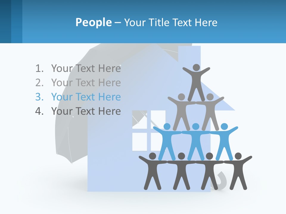 White Ocean Single PowerPoint Template